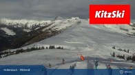 Archiv Foto Webcam Kitzbühel: Bergstation Panoramabahn - Resterhöhe 08:00