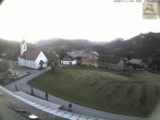 Archived image Webcam Sibratsgfäll The village 06:00