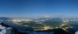 Archiv Foto Webcam Rigi-Kulm: Panorama vom Sendeturm 01:00