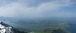 Archiv Foto Webcam Rigi-Kulm: Panorama vom Sendeturm 13:00
