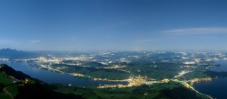 Archiv Foto Webcam Rigi-Kulm: Panorama vom Sendeturm 23:00