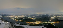 Archived image Webcam Rigi - Panoramic View 01:00