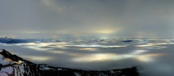 Archived image Webcam Rigi - Panoramic View 23:00