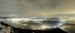 Archiv Foto Webcam Rigi-Kulm: Panorama vom Sendeturm 23:00