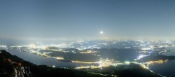 Archiv Foto Webcam Rigi-Kulm: Panorama vom Sendeturm 23:00