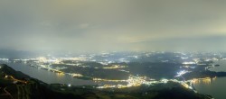 Archiv Foto Webcam Rigi-Kulm: Panorama vom Sendeturm 01:00