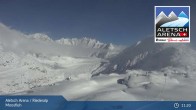 Archiv Foto Webcam Aletsch Arena: Riederalp Moosfluh 10:00