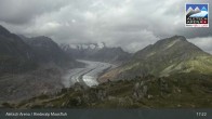 Archiv Foto Webcam Aletsch Arena: Riederalp Moosfluh 16:00