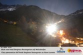 Archived image Webcam Hotel Berghaus Rosengarten: View Welschnofen 01:00