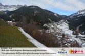 Archived image Webcam Hotel Berghaus Rosengarten: View Welschnofen 13:00