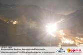 Archived image Webcam Hotel Berghaus Rosengarten: View Welschnofen 01:00