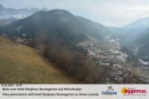 Archiv Foto Webcam Berghaus Rosengarten: Blick auf Welschnofen 09:00