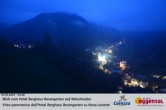 Archived image Webcam Hotel Berghaus Rosengarten: View Welschnofen 01:00