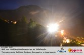 Archived image Webcam Hotel Berghaus Rosengarten: View Welschnofen 03:00