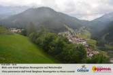 Archived image Webcam Hotel Berghaus Rosengarten: View Welschnofen 17:00