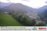 Archived image Webcam Hotel Berghaus Rosengarten: View Welschnofen 19:00
