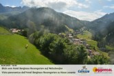 Archived image Webcam Hotel Berghaus Rosengarten: View Welschnofen 09:00