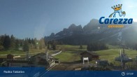 Archived image Webcam Carezza: Paolina Base Station 07:00