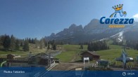 Archived image Webcam Carezza: Paolina Base Station 08:00