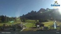 Archived image Webcam Carezza: Paolina Base Station 07:00