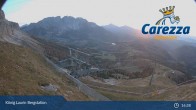 Archived image Webcam Carezza: Mountain hut &#34;Kölner Hütte&#34; 18:00