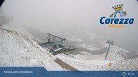 Archiv Foto Webcam Carezza: Kölner Hütte und Bergstation König Laurin 14:00