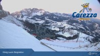 Archived image Webcam Carezza: Mountain hut &#34;Kölner Hütte&#34; 07:00