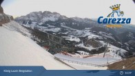 Archiv Foto Webcam Carezza: Kölner Hütte und Bergstation König Laurin 00:00