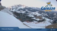 Archiv Foto Webcam Carezza: Kölner Hütte und Bergstation König Laurin 06:00