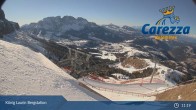 Archiv Foto Webcam Carezza: Kölner Hütte und Bergstation König Laurin 11:00