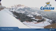 Archiv Foto Webcam Carezza: Kölner Hütte und Bergstation König Laurin 06:00