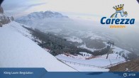 Archived image Webcam Carezza: Mountain hut &#34;Kölner Hütte&#34; 18:00