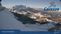 Archived image Webcam Carezza: Mountain hut &#34;Kölner Hütte&#34; 08:00