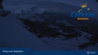 Archiv Foto Webcam Carezza: Kölner Hütte und Bergstation König Laurin 04:00