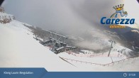 Archiv Foto Webcam Carezza: Kölner Hütte und Bergstation König Laurin 16:00