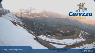 Archived image Webcam Carezza: Mountain hut &#34;Kölner Hütte&#34; 06:00