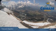 Archived image Webcam Carezza: Mountain hut &#34;Kölner Hütte&#34; 10:00