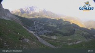 Archiv Foto Webcam Carezza: Kölner Hütte und Bergstation König Laurin 06:00