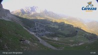 Archiv Foto Webcam Carezza: Kölner Hütte und Bergstation König Laurin 07:00