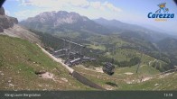 Archiv Foto Webcam Carezza: Kölner Hütte und Bergstation König Laurin 12:00