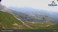 Archiv Foto Webcam Carezza: Kölner Hütte und Bergstation König Laurin 08:00