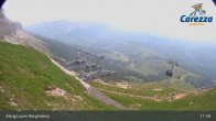 Archiv Foto Webcam Carezza: Kölner Hütte und Bergstation König Laurin 10:00