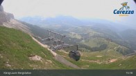 Archiv Foto Webcam Carezza: Kölner Hütte und Bergstation König Laurin 14:00
