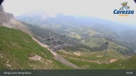 Archiv Foto Webcam Carezza: Kölner Hütte und Bergstation König Laurin 18:00