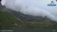Archiv Foto Webcam Carezza: Kölner Hütte und Bergstation König Laurin 20:00