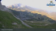 Archiv Foto Webcam Carezza: Kölner Hütte und Bergstation König Laurin 07:00