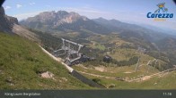 Archiv Foto Webcam Carezza: Kölner Hütte und Bergstation König Laurin 10:00