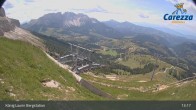 Archiv Foto Webcam Carezza: Kölner Hütte und Bergstation König Laurin 12:00