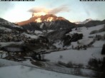 Archiv Foto Webcam Villnöss: Blick auf St. Peter und den Ruefen 17:00