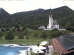 Archived image Webcam Kreuth - Church St. Leonhard 13:00